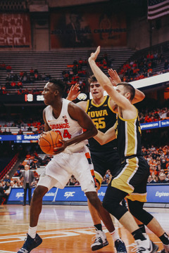 Bourama Sidibe shot 75% from the field, the sixth game this season he's made more than half his shots.