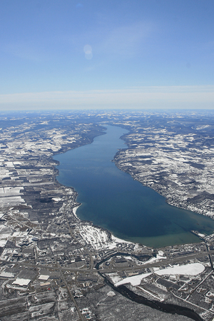 The Finger Lakes offer outdoor enthusiasts the opportunity to embrace the natural beauty of the area. Surrounding waterfalls attract visitors to the region.