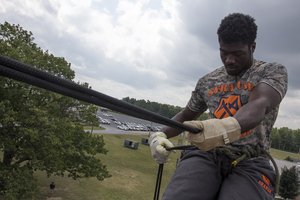 Parris Bennett has slid into the third linebacker spot alongside sophomore Zaire Franklin and junior Marqez Hodge.