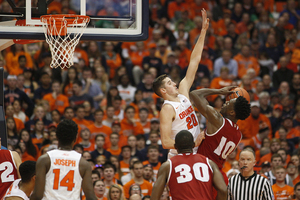 Freshman forward Tyler Lydon is among the best shot-blockers in the ACC. He's filled in often this season at the center position.