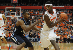 C.J. Fair scored 13 points and grabbed seven rebounds in Boeheim's Army's first-round win over Basketball City NYC on Saturday night.