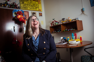 Diane Wiener is the director of the Disability Cultural Center at Schine Student Center.