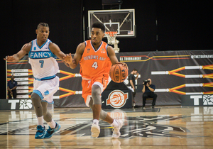 John Gillon, pictured in last season's TBT, led Boeheim's Army in scoring (32 points) on Saturday in Brooklyn.