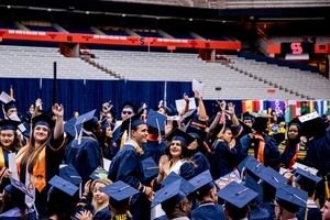 An in-person ceremony in the Dome will likely take place sometime between Thanksgiving 2020 and May 2021.