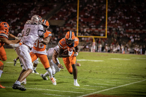 Jordan made two catches for 18 yards against NC State in 2019. According to SU's updated roster, however, he is no longer part of the program. 