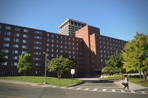 The traces of the virus found in Sadler Hall were weaker than those found in Ernie Davis Hall, a university official said.