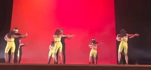 During Tuesday's “Roses in Concrete” event, Raíces Dance Troupe presented a video from a previous showcase. The group performs Latin-based dances.