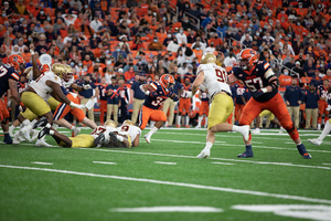 Sean Tucker rushed for a career-high 209 yards against Boston College. 