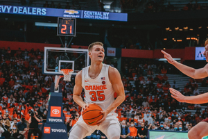 Buddy Boeheim had 55 points in Syracuse’s last two games and is the first SU player to receive an ACC Player of the Week award this season.