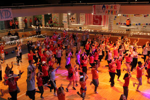 This past Sunday, Syracuse University students and children of Upstate Golisano Children’s Hospital gathered for OttoTHON. The dance marathon is a student-run philanthropy event that provides support for the children and families who receive care from the hospital.