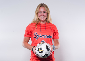 Mia Klammer transferred to Syracuse after scoring 44 goals with Saint Rose at the D-II level.