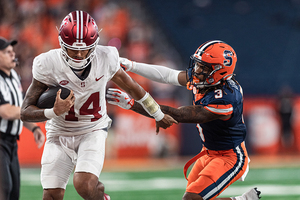 Despite Kyle McCord's struggles, Syracuse led Stanford late in the game. Though, Eric Ayomanor's spectacular catch on fourth down set up the Cardinal to kick the game-winning field goal.