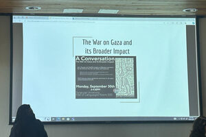 Syracuse University’s Faculty and Staff for Justice in Palestine hosted a conversation Monday highlighting connections between Palestine and Lebanon. Five FSJP members comprised of SU faculty discussed how to support both communities amid the Israel-Hamas war. 