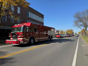 Responders left the scene after determining the reported odor came from a small refrigerant leak in an AC unit in the Women's Building, SFD Captain Phillip Vogt said. The leak caused initial gas detection meters to produce false positive results.