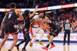 In Syracuse's 85-61 loss to Louisville, J.J. Starling recorded a season-low four points while Chucky Hepburn scored a game-high 24.