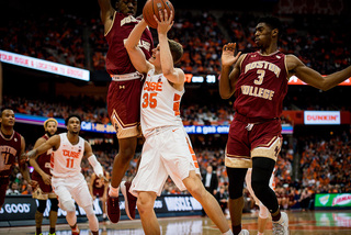 Boston College almost came back, making it a two possession game near the end of the second half.