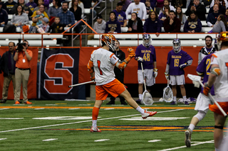 Voigt celebrates after one of his six goals.