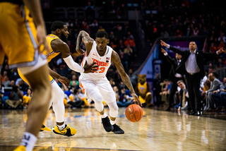 Howard made all four of his foul shots down the stretch to help SU ice the game.