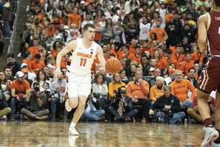 Joe Girard III complemented the Orange's top-two scorers with 12 points but eventually handed the point guard duties to Howard Washington once the blowout commenced.